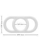 Alpha Liquid Silicone Commander Cock Ring - Natural