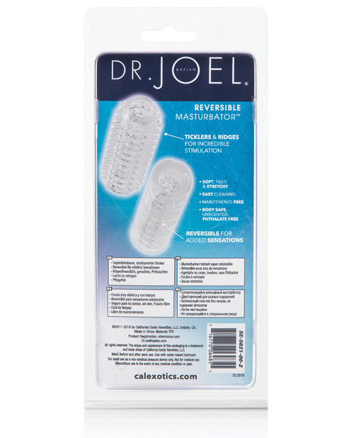 Dr Joel Kaplan Reversible Masturbator Clear