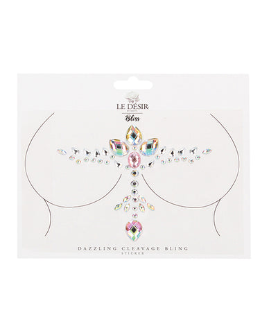 Shots Bliss Dazzling Cleavage Bling Sticker O/S