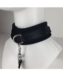 Spartacus Collar & Leash - Neoprene Black