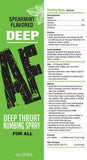 Deep Af Deep Throat Numbing Spray Spearmint