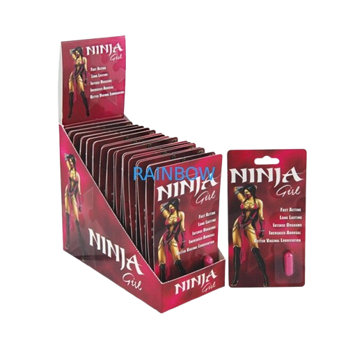 Ninja Girl Women Arousal Pink Pill