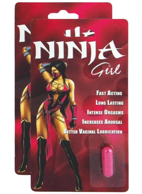 Ninja Girl Women Arousal Pink Pill