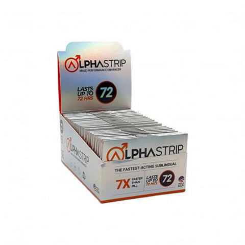Alpha Strip Male Performance Enhancer 24 Ct Display