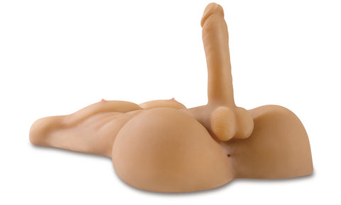 F-ck Me Silly Dude! Mega Masturbator Beige