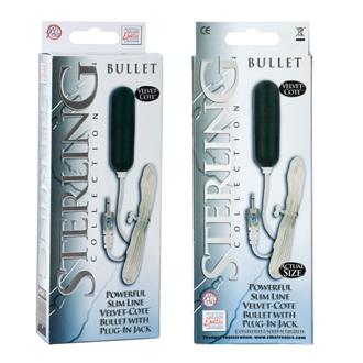 Sterling Collection Slimline Velvet Cote Bullet Black