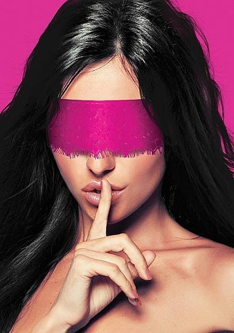 Mystere Lace Mask Pink
