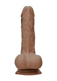 Realrock 8in Dong Tan W/ Testicles