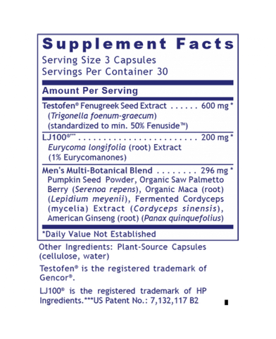 Premier Research Labs Testosterone Premium 90 Plant Source Capsules
