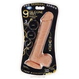 Pro Sensual Premium Silicone Dong Tan 9 inches with 3 C-Rings