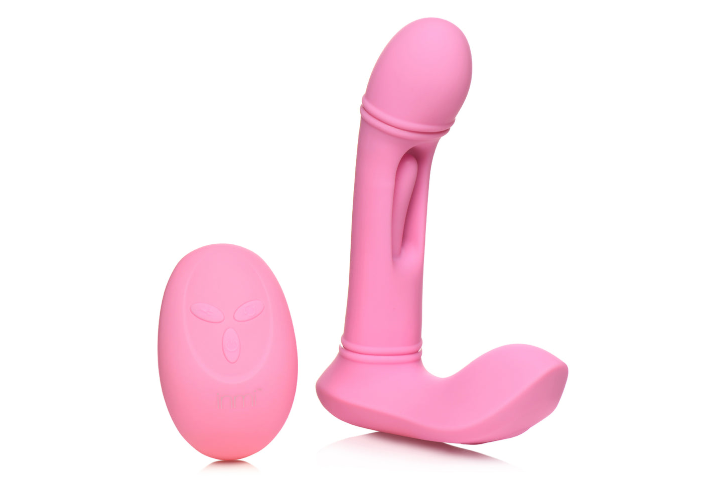 Flickers G-Flick Flicking G-Spot Vibrator With Remote - Pink