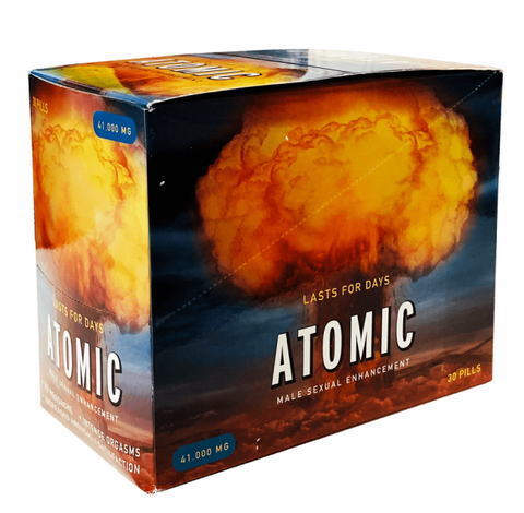 Atomic 41000 mg Natural Formula Male Sexual Enhancement Gold Pill