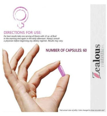 Zealous Desire Female Enhancement Pills 60 Caps
