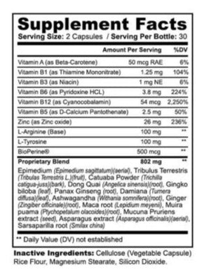 Zealous Desire Female Enhancement Pills 60 Caps