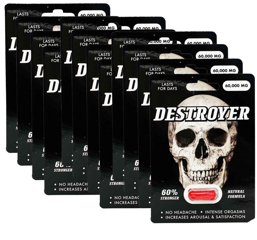 Destroyer 60000mg Male Enhancement Red Pill