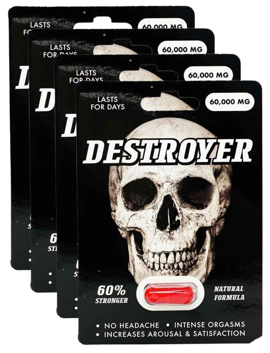 Destroyer 60000mg Male Enhancement Red Pill
