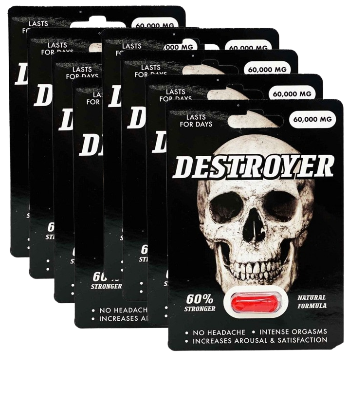 Destroyer 60000mg Male Enhancement Red Pill
