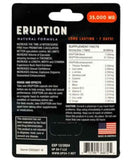 Eruption 35000 mg Natural Formula Male Sexual Enhancement Gold Pill