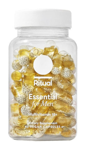 Ritual Essential Mens Multivitamin 18+ Omega 3 & D3 Immune Support 60 Capsules