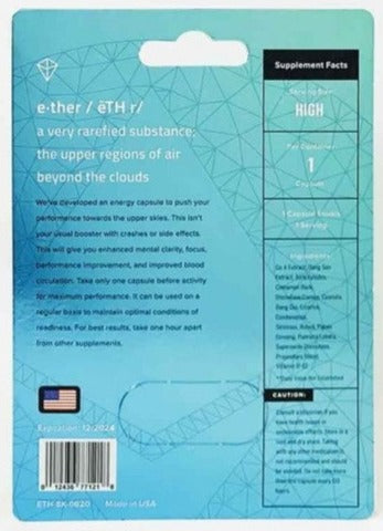 Ether Advanced Energy Release Male Enhancement Pill