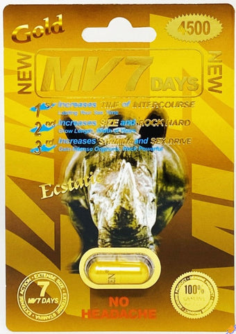 MV7 Days Gold 4500mg Male Sexual Enhancement Pill