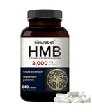 NatureBell HMB 3000mg Triple Strength Supplement 240 Capsules