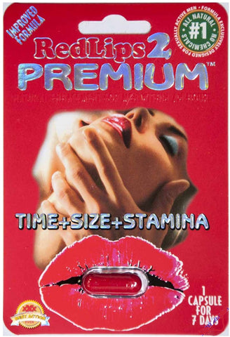 Red Lips 2 Premium Natural Enhancement For Men Pill Up To 7 Days