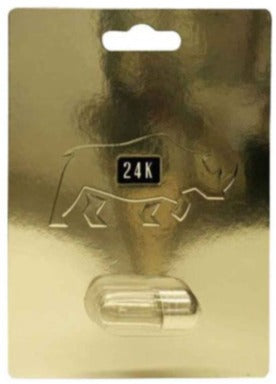 Platinum Rhino 24K Male Enhancement Silver Pill