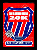 Titanium 20K Male Enhancement Energy Supplement Pill