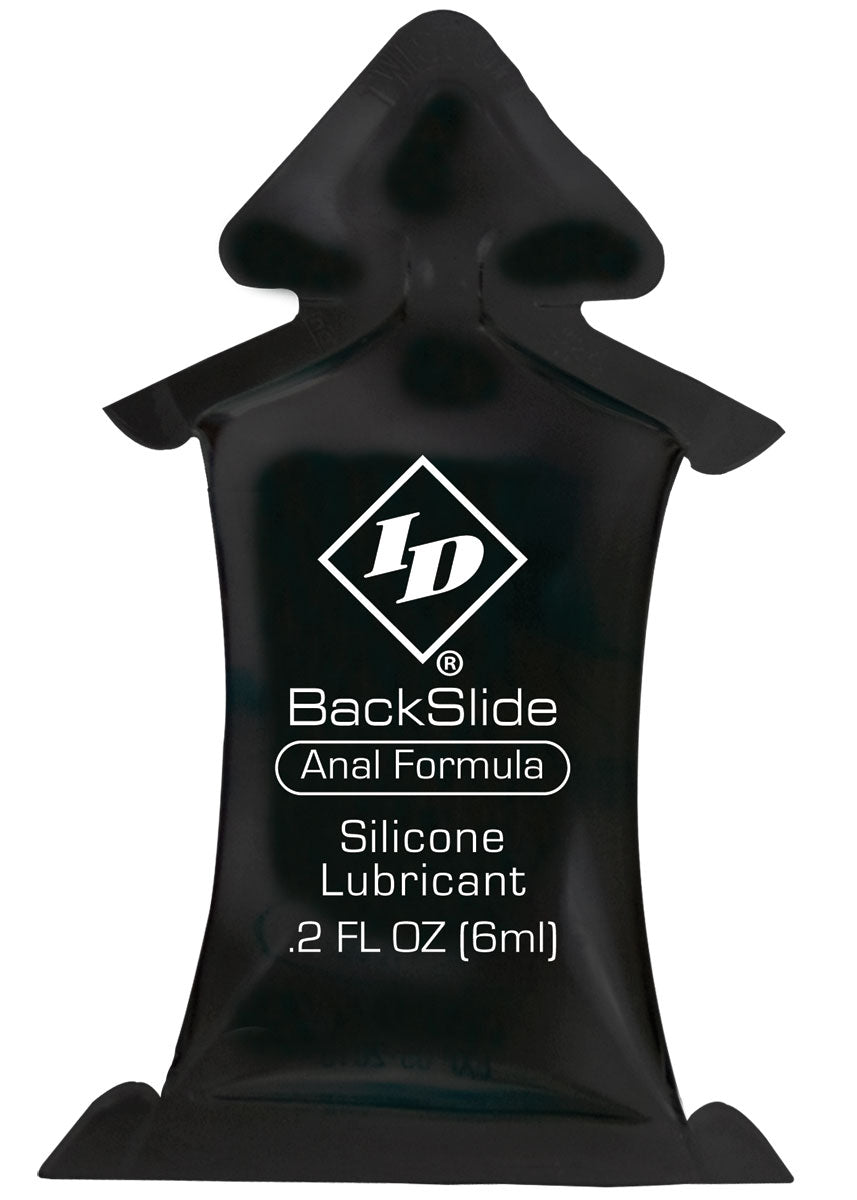 ID Backslide Silicone Lubricant - 144 Count 6ml Pillows - Bulk