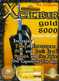 Xcalibur Gold 8000 Male Sexual Performance Enhancement Pill