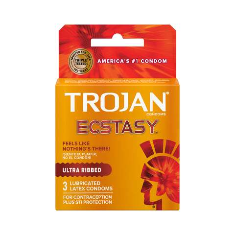 Trojan Ecstasy 3Pk Ultrasmooth