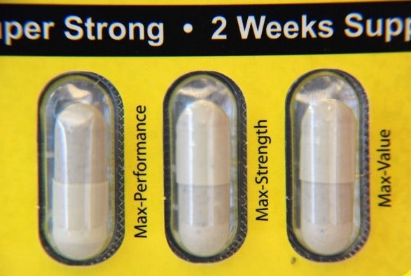 3 KO Blue Male Sexual Libido Enhancer 1000 mg 3 Pill