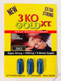 Blue Gold XT Herbal Male Sexual Enhancer 2750mg 3 Pill
