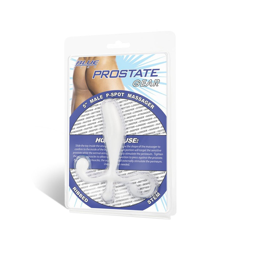 5" Male P-Spot Massager White