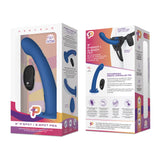 8 Inch Remote Control P-Spot G-Spot Silicone Peg With Harness Included