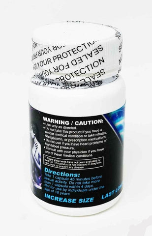 5 Day Forecast 1600mg Dietary Male Supplement 3 Pills Bottle