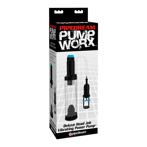 Pump Worx Deluxe Head Job Vibrating Pump Black