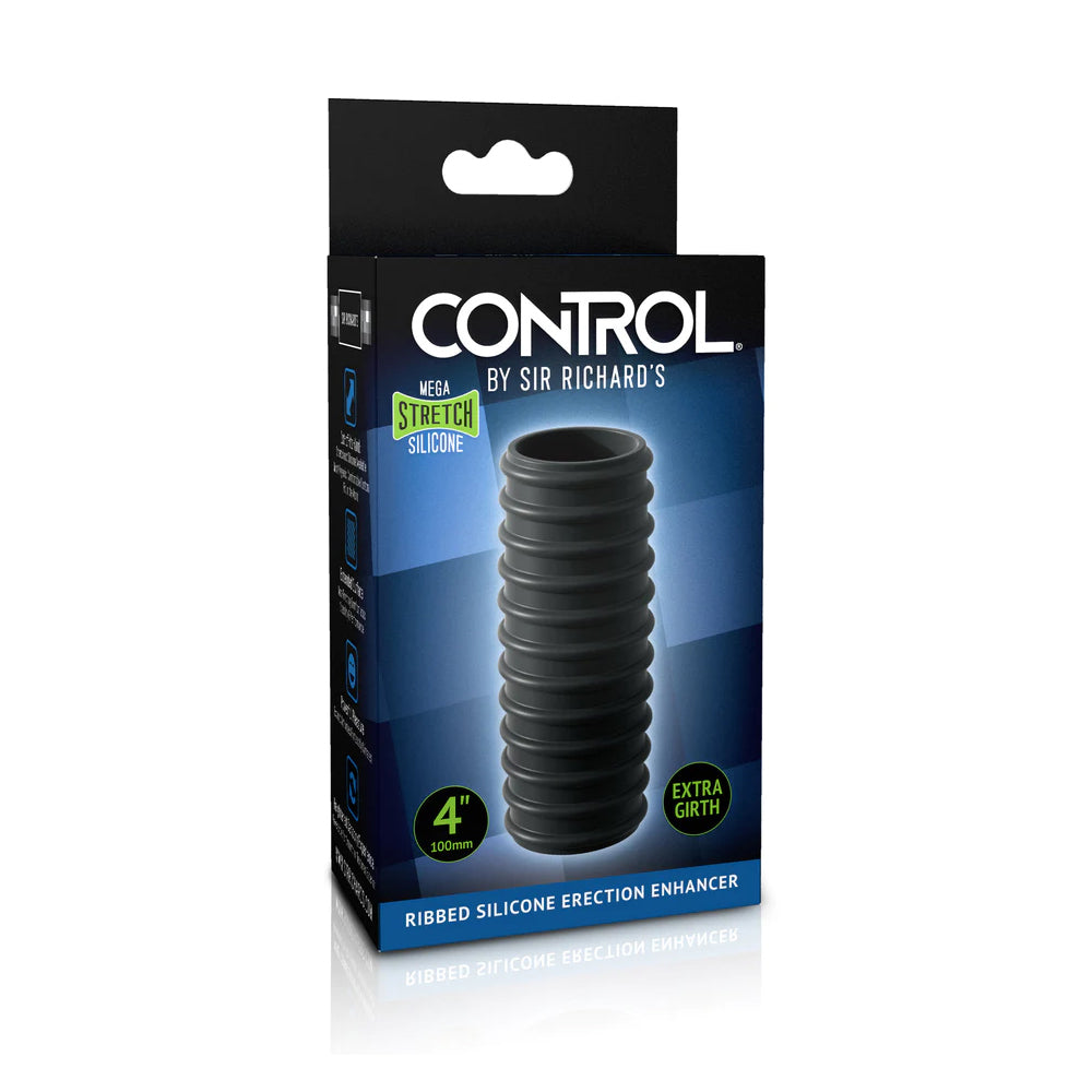 Control By Sir Richard's Ribbed Silicone Erection Enhancer