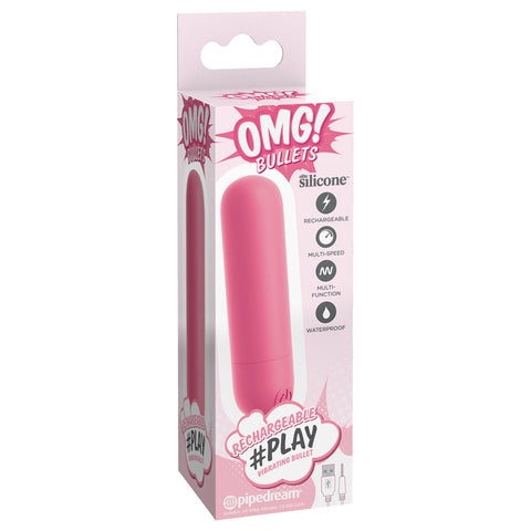 Omg! Bullets -Play Rechargeable Vibrating Bullet Pink