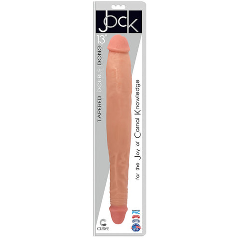 Jock 13 Inch Tapered Double Dong Vanilla