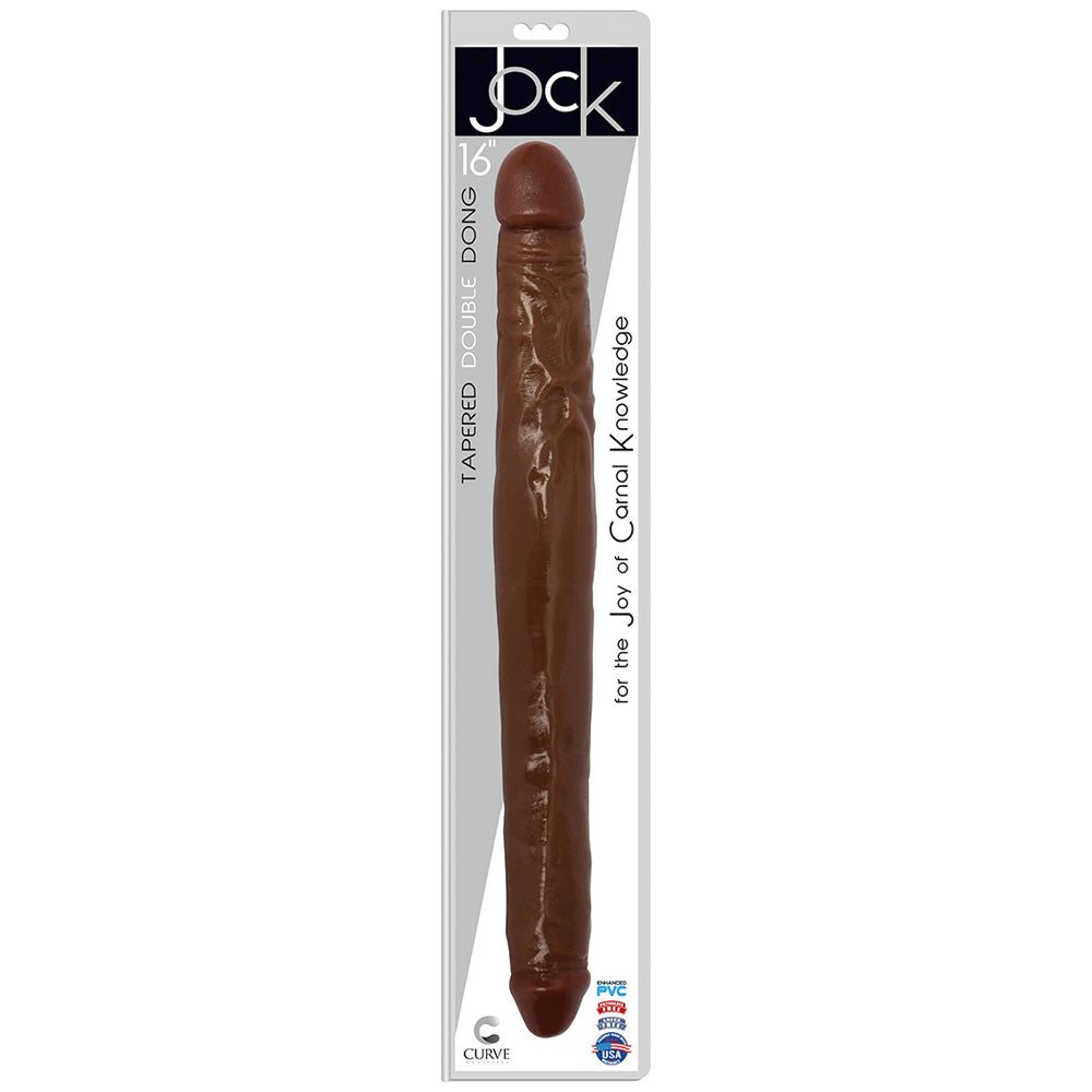 Jock 16 Inch Tapered Double Dong Chocolate