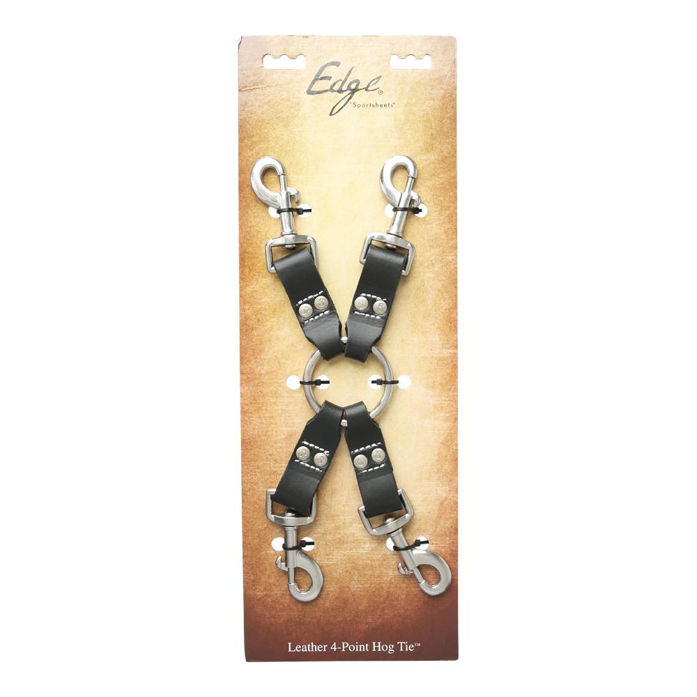 Edge Leather 4 Point Hog Tie