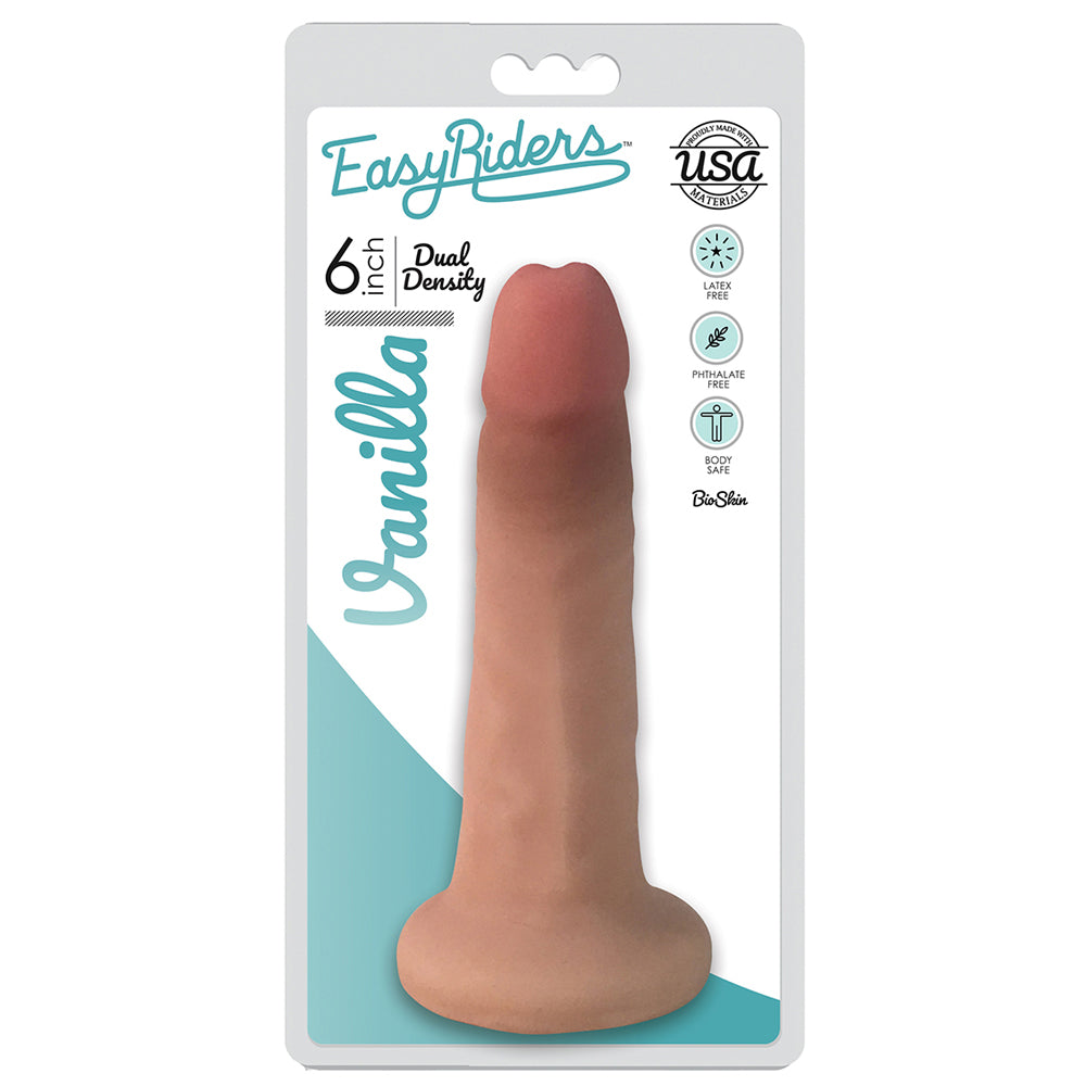 Easy Riders 6 Inch Slim Bioskin Dong Vanilla