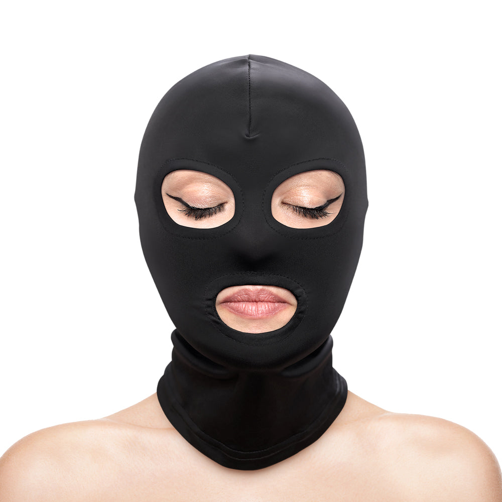 Hustler's Taboo Mouth Hood White