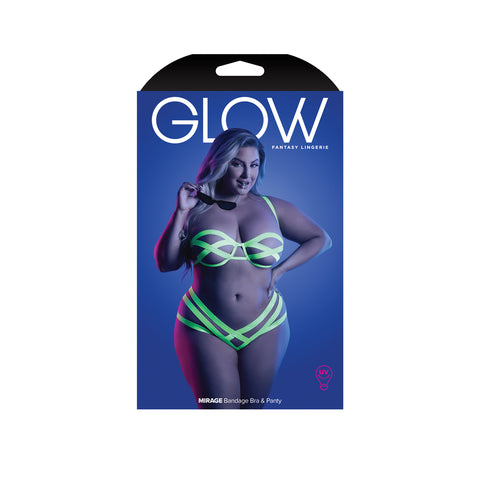 Mirage Bandage Bra & Panty Queen Size