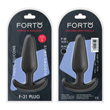 F-31: 100% Silicone Plug Large Black