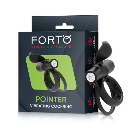 Pointer Vibrating Cockring Black