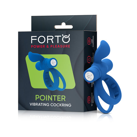 Pointer Vibrating Cockring Blue