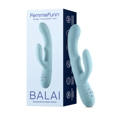 Femme Funn Balai Rabbit Dark Light Blue